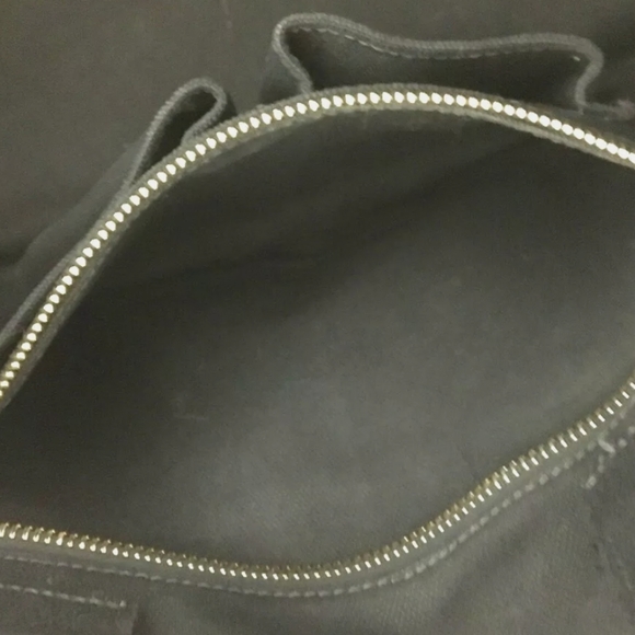 PRADA BLACK/BROWN CANAPA HAND TOTE BAG/2921 - Picture 9 of 13